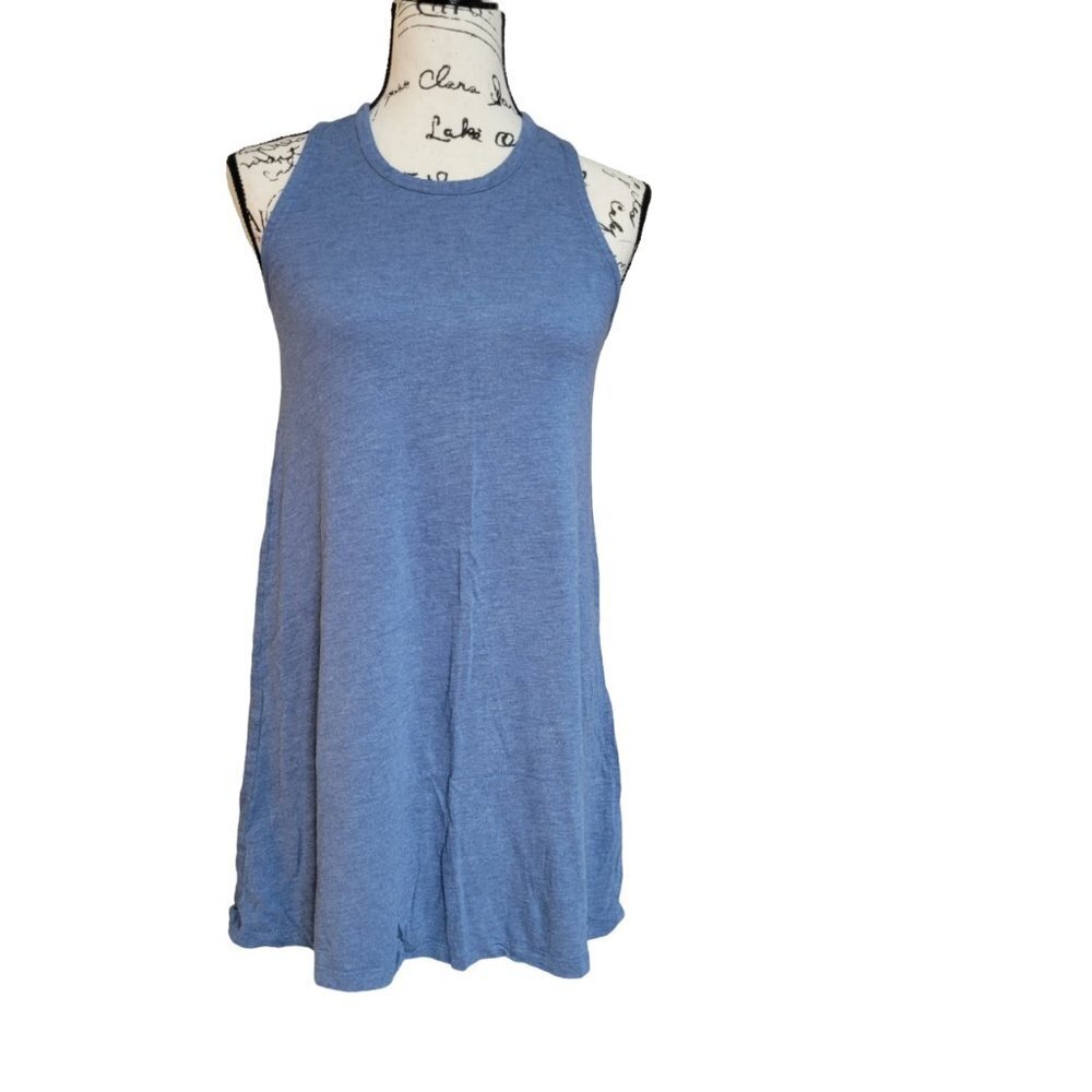 Madewell Blue Tunic Tank Top - Size Small